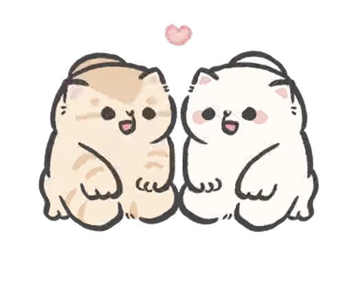 🐱 Стикер «cute cat babies» для Telegram