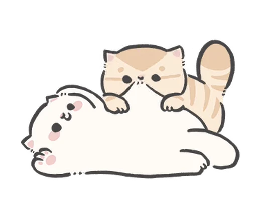 🐱 Стикер «cute cat babies» для Telegram