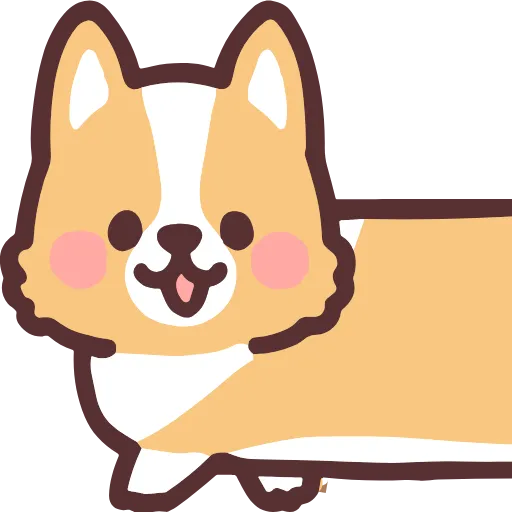 Стикер 34 Corgi Hd Emoji