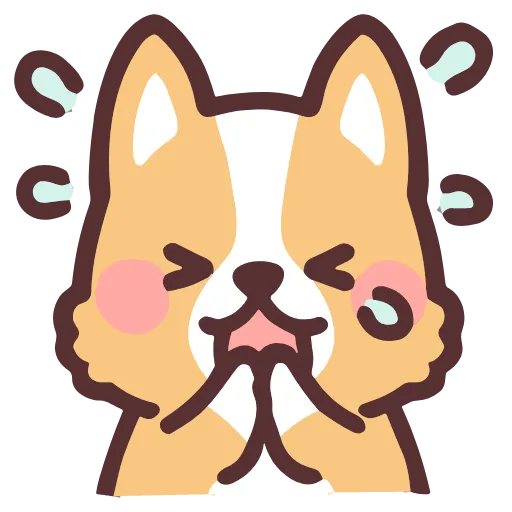 Стикер 15 Corgi Hd Emoji