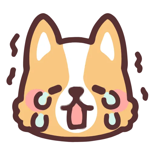 Стикер 9 Corgi Hd Emoji