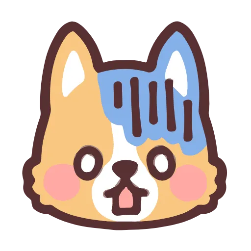 Стикер 26 Corgi Hd Emoji