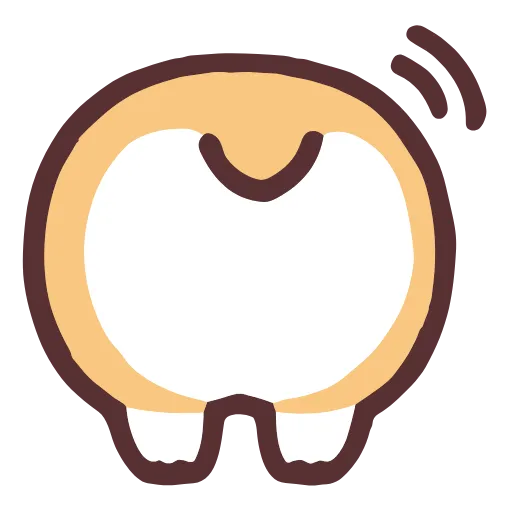 Стикер 31 Corgi Hd Emoji