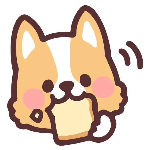 Стикер 16 Corgi Hd Emoji