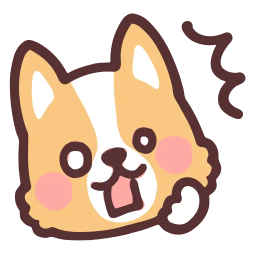 Стикер 24 Corgi Hd Emoji