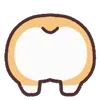 Стикер 21 ☺ Corgi emoji - собачки корги