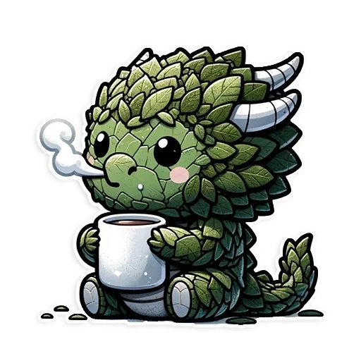 🐉 Стикер «fluffy fire wings» для Telegram