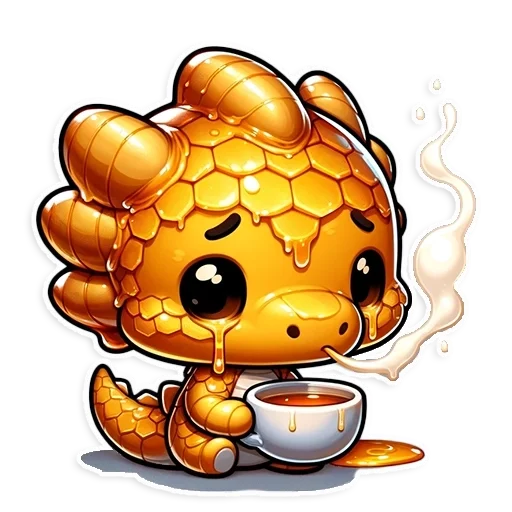🐉 Стикер «fluffy fire wings» для Telegram