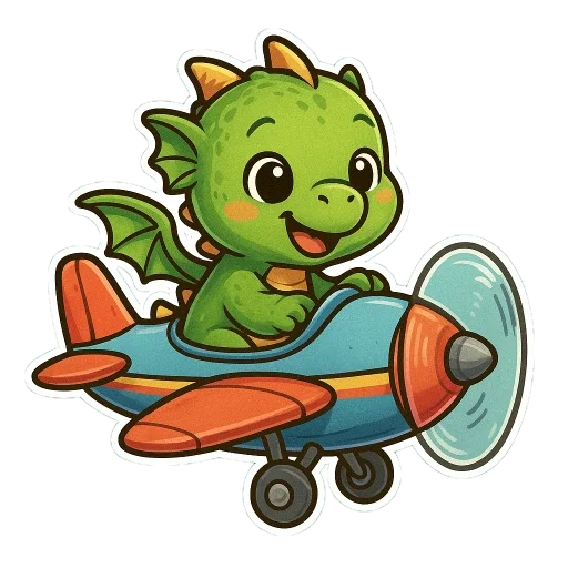 ✈️ Стикер «fluffy fire wings» для Telegram