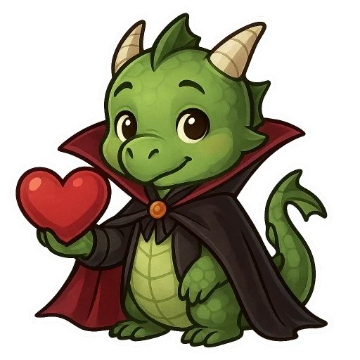 🦇 Стикер «fluffy fire wings» для Telegram