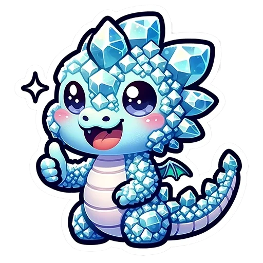👍 Стикер «fluffy fire wings» для Telegram