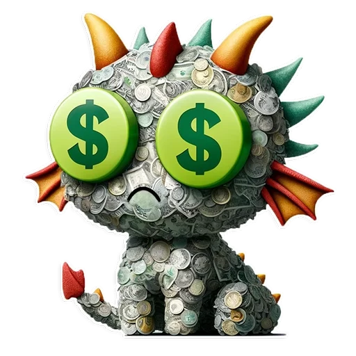 💵 Стикер «fluffy fire wings» для Telegram