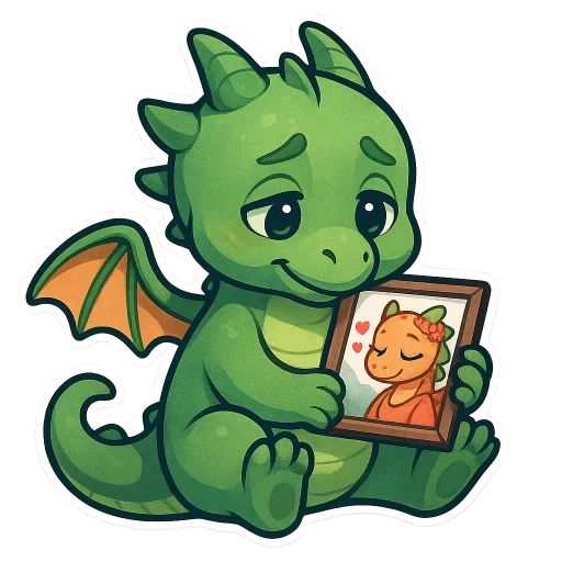 💞 Стикер «fluffy fire wings» для Telegram
