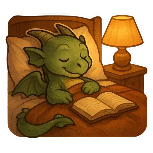 📖 Стикер «fluffy fire wings» для Telegram