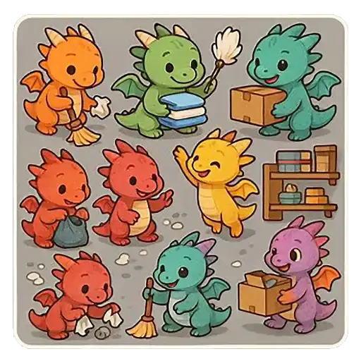 🧹 Стикер «fluffy fire wings» для Telegram