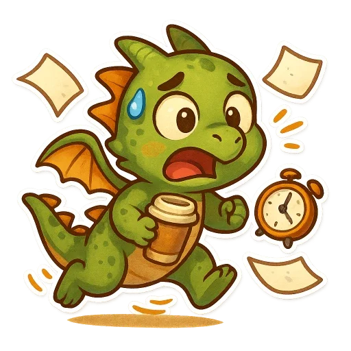 ⏰ Стикер «fluffy fire wings» для Telegram