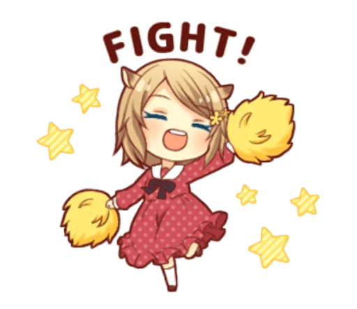 😄 Стикер «Fluffy Hamster Girl» для Telegram