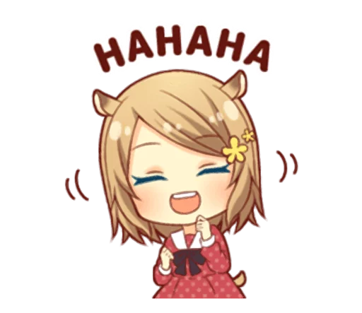 😂 Стикер «Fluffy Hamster Girl» для Telegram
