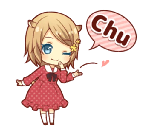 😘 Стикер «Fluffy Hamster Girl» для Telegram