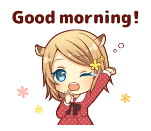 😉 Стикер «Fluffy Hamster Girl» для Telegram