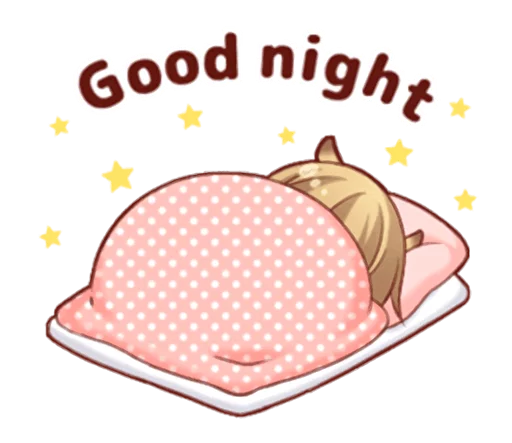 😴 Стикер «Fluffy Hamster Girl» для Telegram