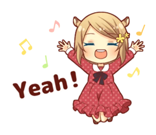 😄 Стикер «Fluffy Hamster Girl» для Telegram