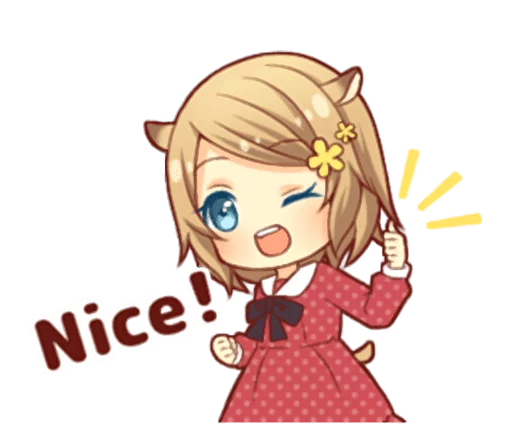 👍 Стикер «Fluffy Hamster Girl» для Telegram