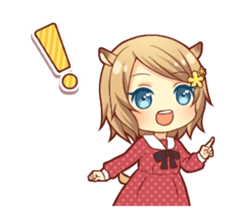 ❕ Стикер «Fluffy Hamster Girl» для Telegram