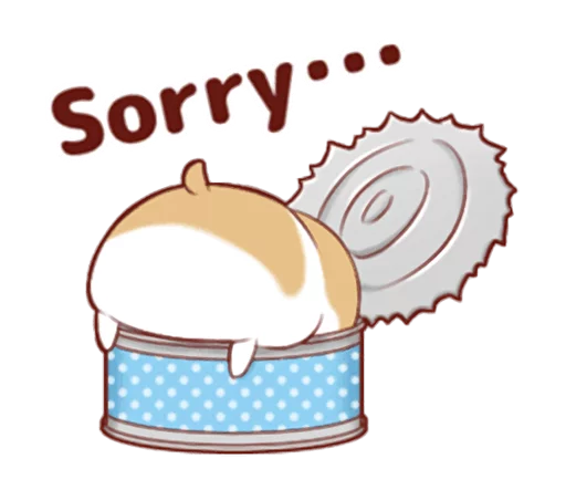 😞 Стикер «Fluffy Hamster Girl» для Telegram