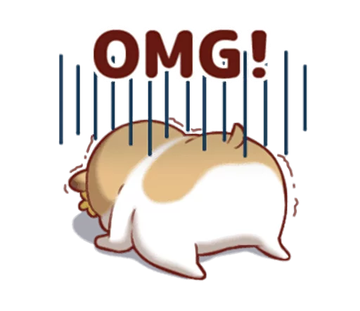 😔 Стикер «Fluffy Hamster Girl» для Telegram