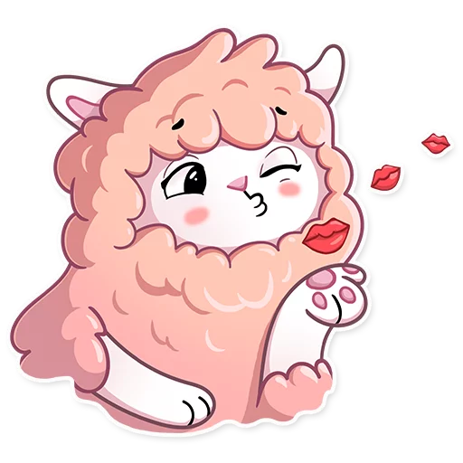 😘 Стикер «Lamalicious» для Telegram