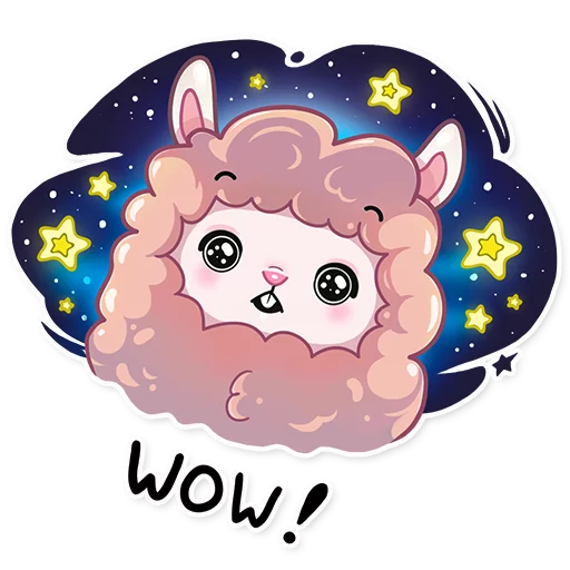 😍 Стикер «Lamalicious» для Telegram