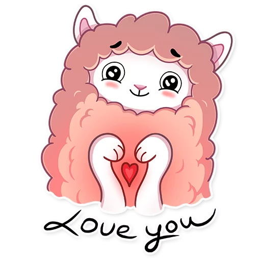❤ Стикер «Lamalicious» для Telegram