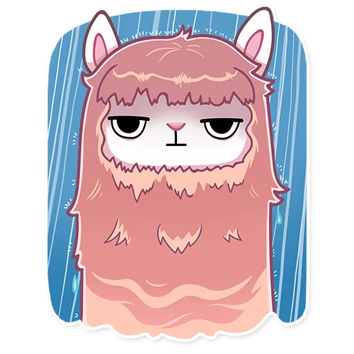 😑 Стикер «Lamalicious» для Telegram