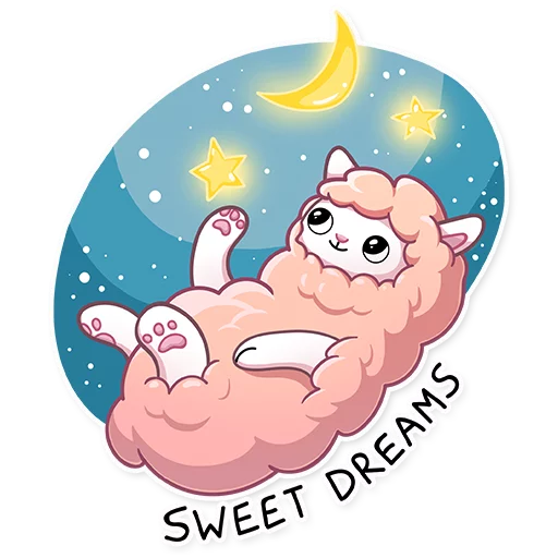 😴 Стикер «Lamalicious» для Telegram
