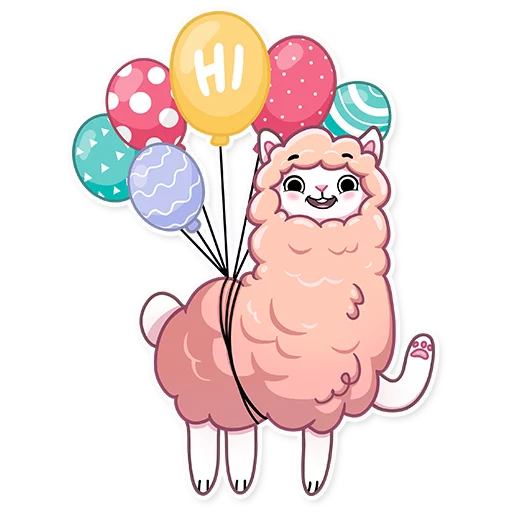👋 Стикер «Lamalicious» для Telegram