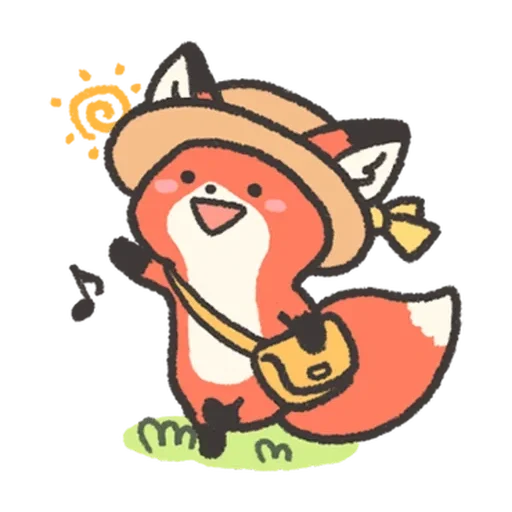 🤪 Стикер «Fluffy Red Foxy» для Telegram