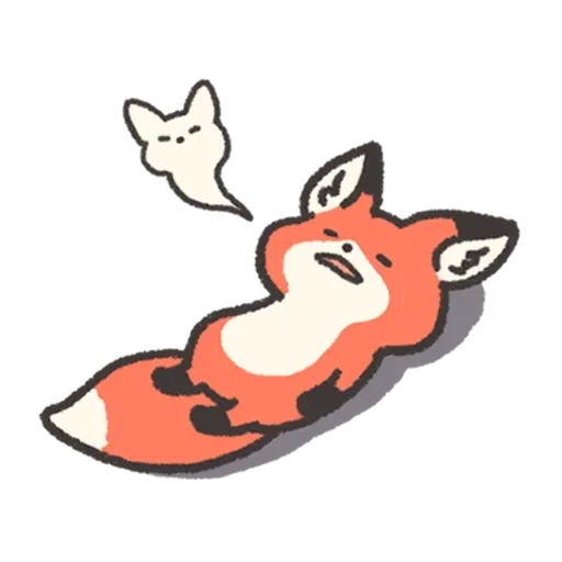 😶 Стикер «Fluffy Red Foxy» для Telegram
