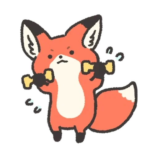 😠 Стикер «Fluffy Red Foxy» для Telegram