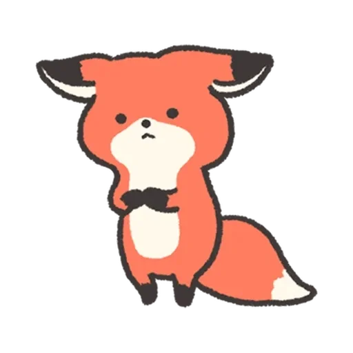 😐 Стикер «Fluffy Red Foxy» для Telegram