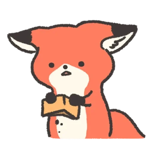 🙁 Стикер «Fluffy Red Foxy» для Telegram
