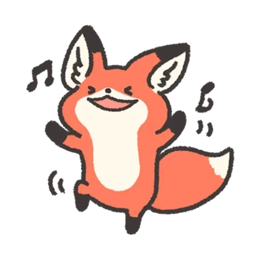 🎧 Стикер «Fluffy Red Foxy» для Telegram