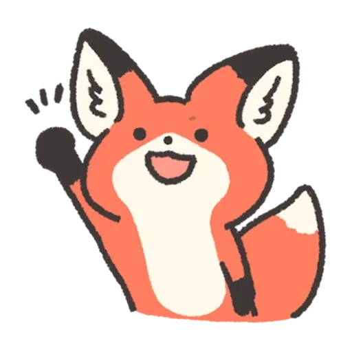 Стикерпак Fluffy Red Foxy для Telegram
