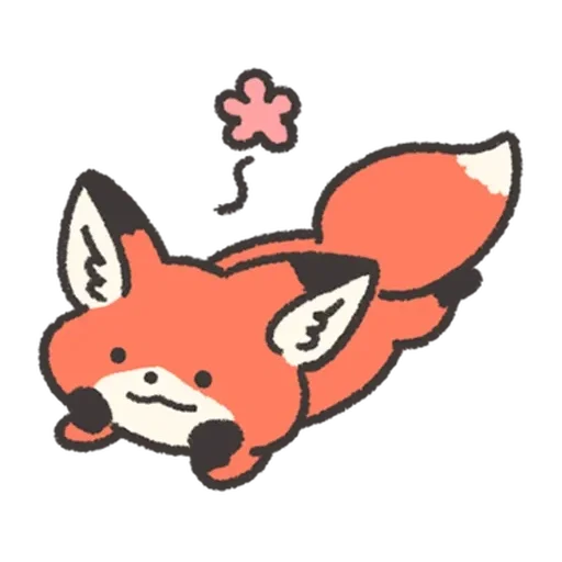 🌸 Стикер «Fluffy Red Foxy» для Telegram