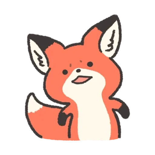 😟 Стикер «Fluffy Red Foxy» для Telegram