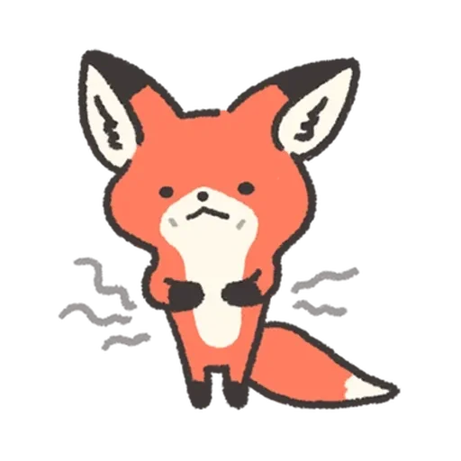 😵 Стикер «Fluffy Red Foxy» для Telegram