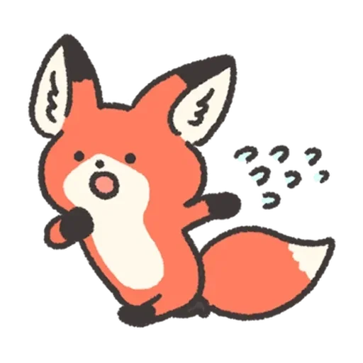 😓 Стикер «Fluffy Red Foxy» для Telegram