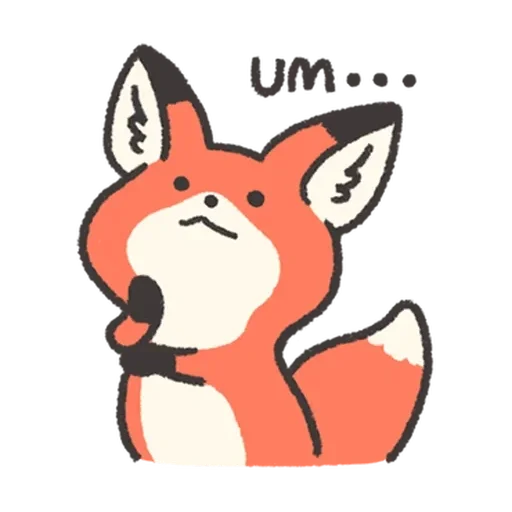 🤨 Стикер «Fluffy Red Foxy» для Telegram
