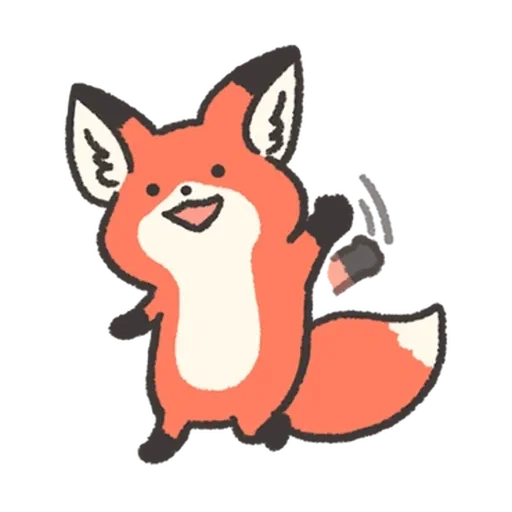 👋 Стикер «Fluffy Red Foxy» для Telegram