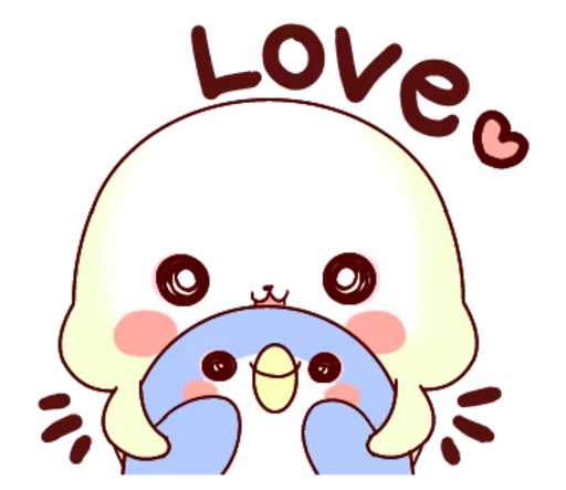 ❤ Стикер «Fluffy Seal» для Telegram